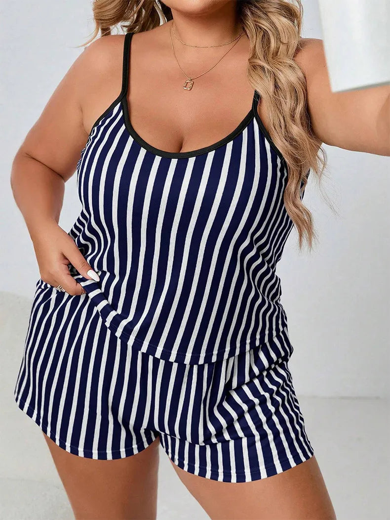 Ladies Striped PJ Sets