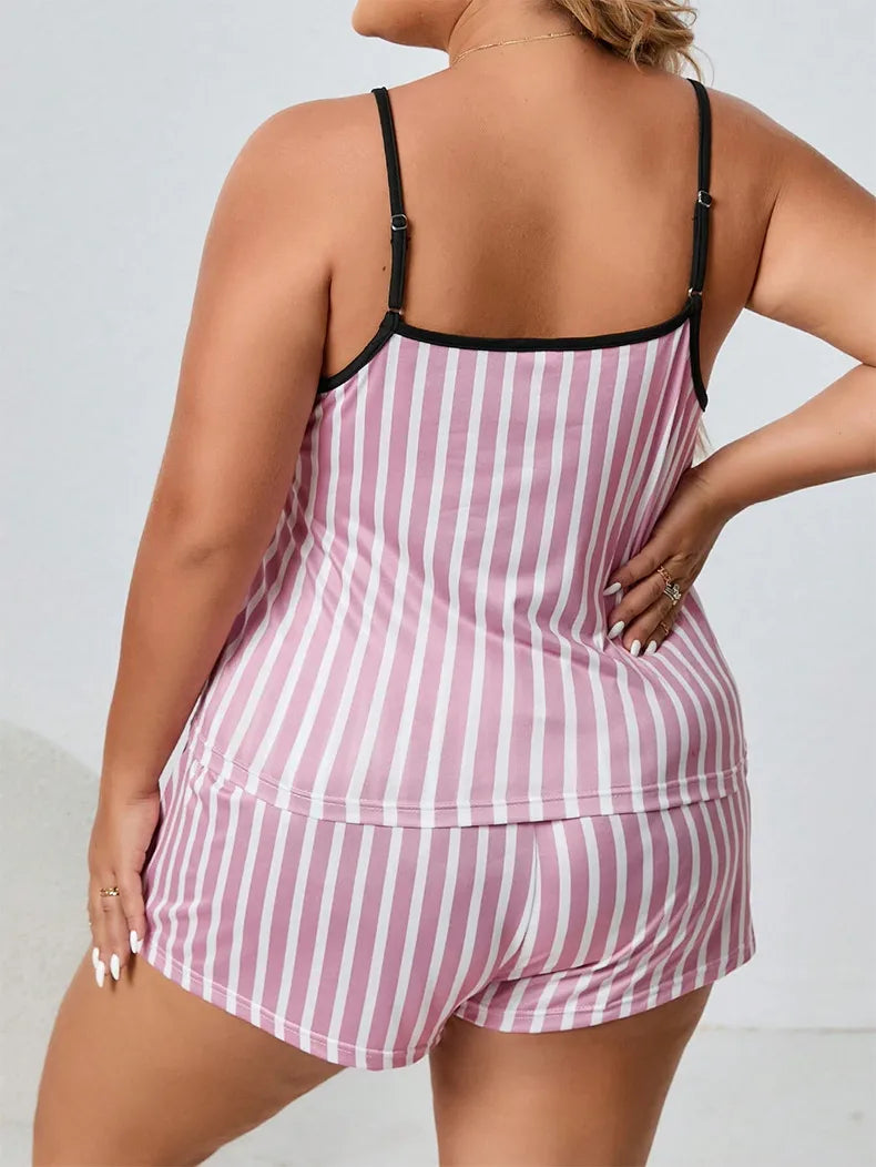 Ladies Striped PJ Sets