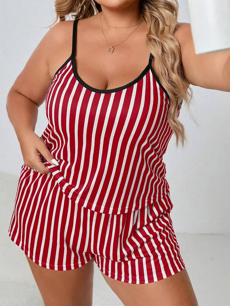 Ladies Striped PJ Sets