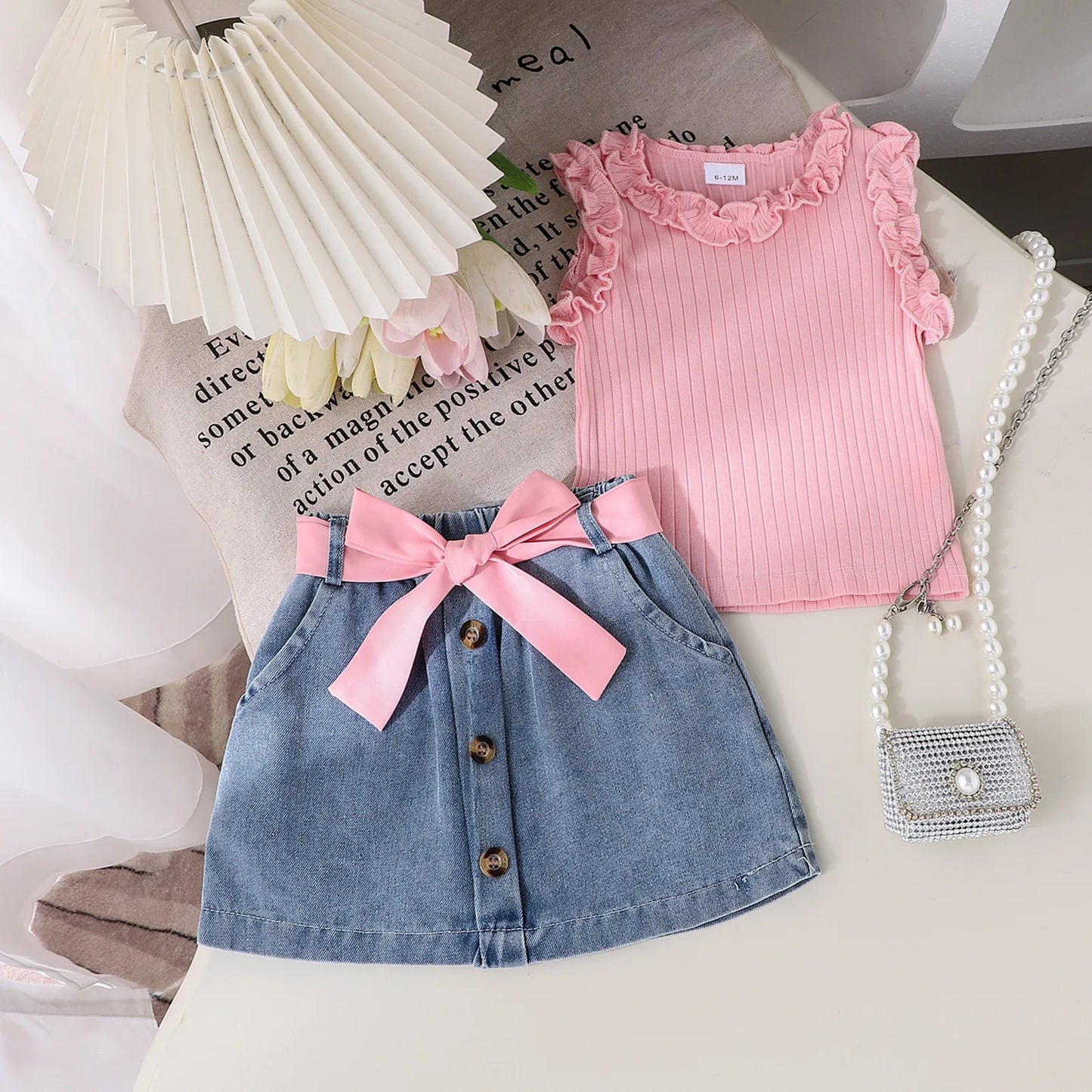 ☀️ 2pc Summer Girls Skirt Set ☀️