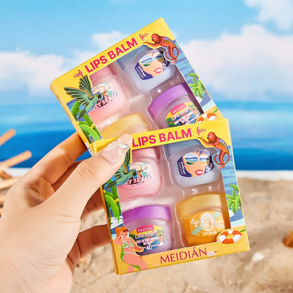 💋 4pc Fruit Lip Balm Set 💋