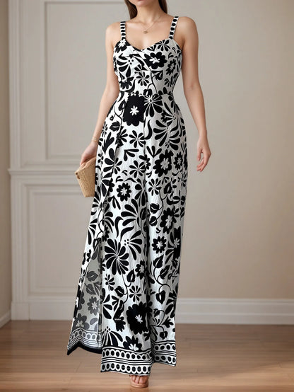 🌺 Flower Pattern Full Length Jumpsuits (4 Colour Choices!) 🌺