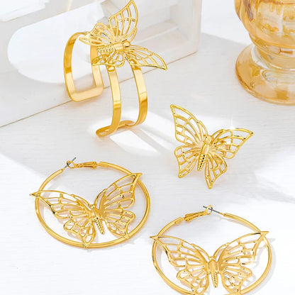 🦋 Gold Butterfly Jewellery Set 🦋