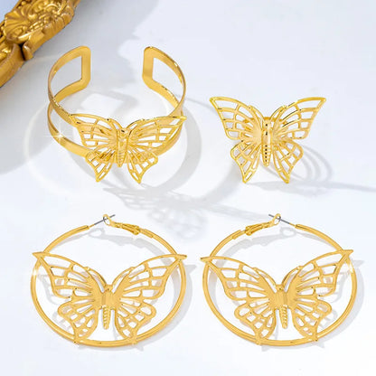 🦋 Gold Butterfly Jewellery Set 🦋