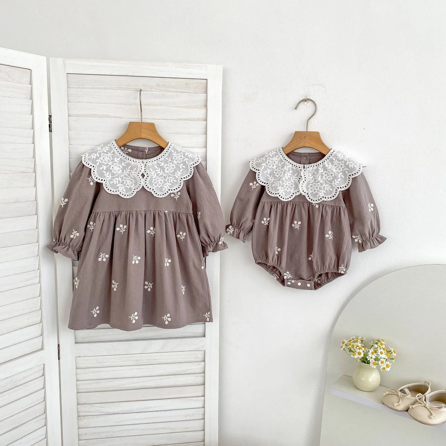 ✨ Beautiful Floral Embroidered Outfit ✨