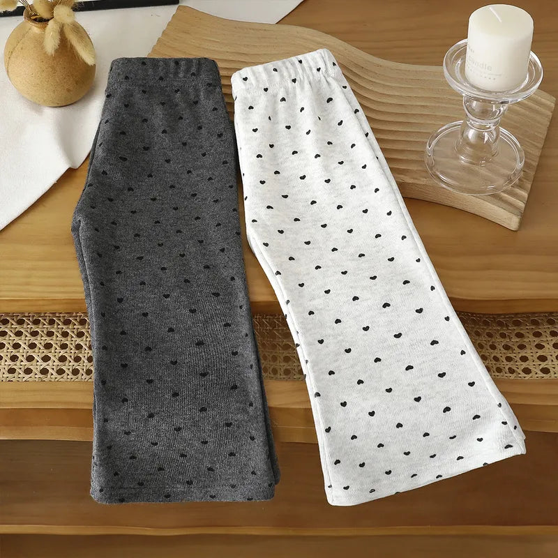 🖤 Girls Loose Fashion Bell Bottom Pants 2pc Set 🖤