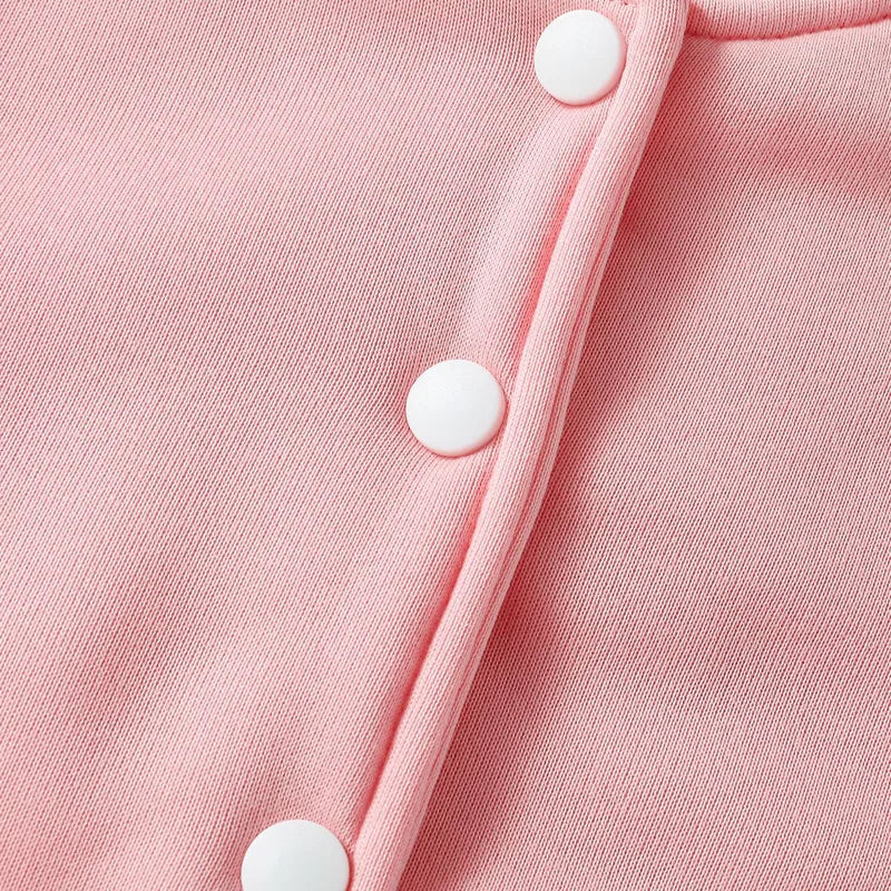 🍒 Girls Pink Cherry Baseball Jacket 🍒
