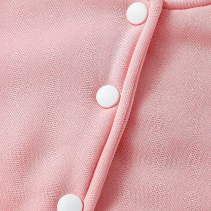 🍒 Girls Pink Cherry Baseball Jacket 🍒