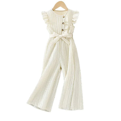 🤍 Girls’ Sleeveless Jumpsuit 🤍