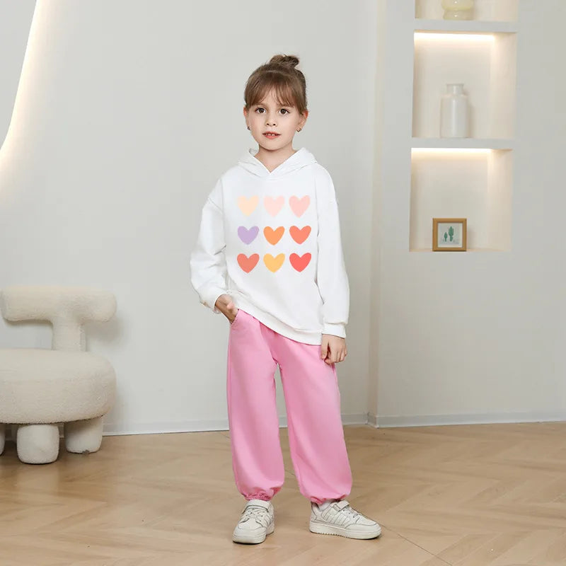 💖 Girl's Love Heart Hoodies (5 Colours Choices) 💖
