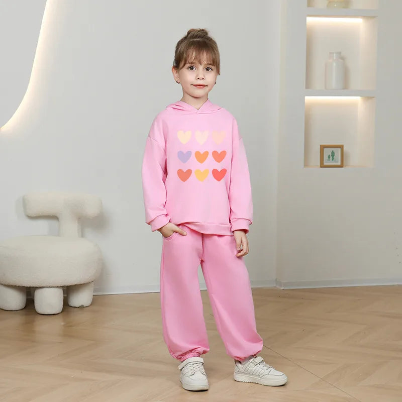💖 Girl's Love Heart Hoodies (5 Colours Choices) 💖