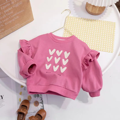 👧💖 Girls' "Always Be Positive" Sweater 💖👧
