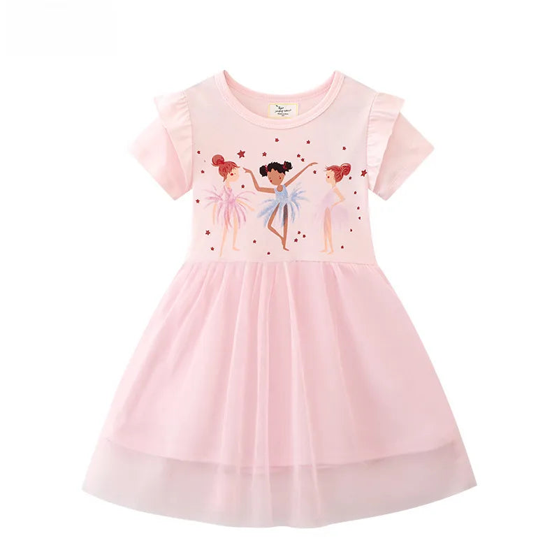 🩰🌸 Girls Summer Ballerina Dress 🩰🌸