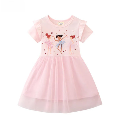 🩰🌸 Girls Summer Ballerina Dress 🩰🌸