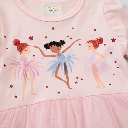 🩰🌸 Girls Summer Ballerina Dress 🩰🌸