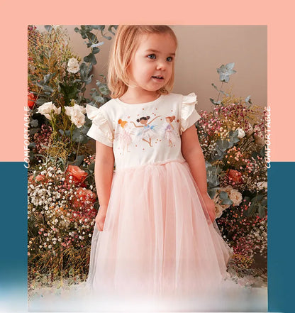 🩰🌸 Girls Summer Ballerina Dress 🩰🌸