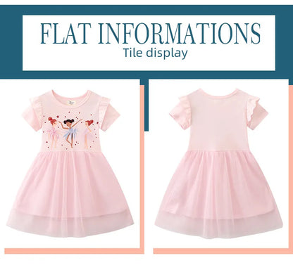 🩰🌸 Girls Summer Ballerina Dress 🩰🌸