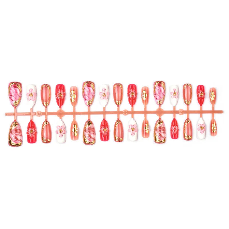 🌸 Floral False Nails 🌸
