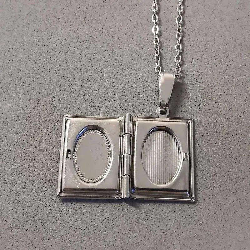 Crow Locket Necklace