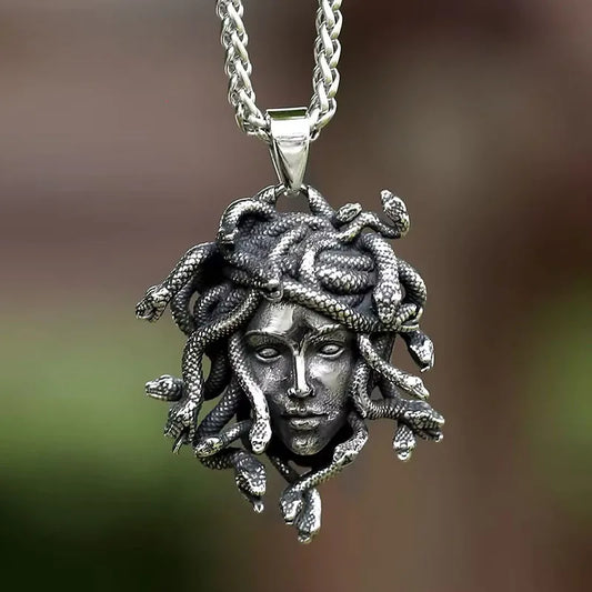 🐍 Medusa Necklace (Twisted Chain) 🐍