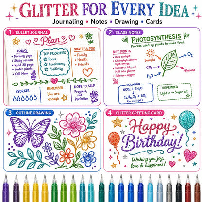 🌈 36pc Gel Pen Sets 🌈