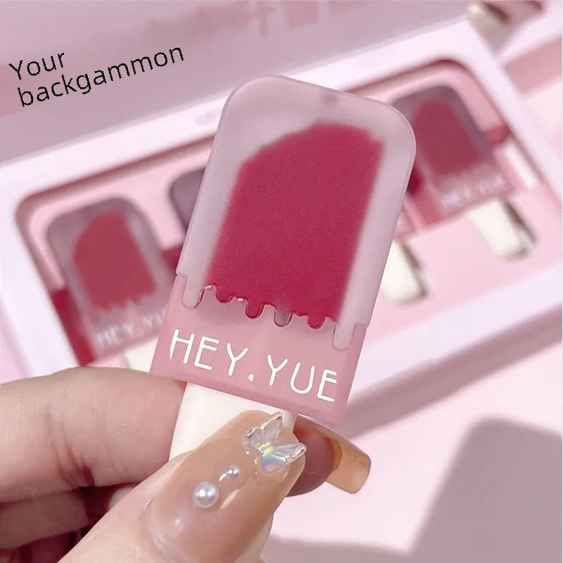 🍦 💖 4pc Ice Cream Shaped Lip Glaze Set 💖🍦
