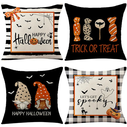 🎃 4pc Halloween Cushion Cover Set 🎃