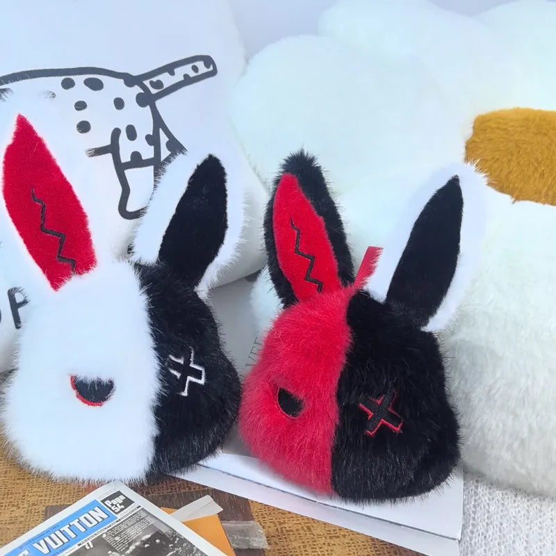 🐇 Scary Plush Rabbit Keychains 🐇