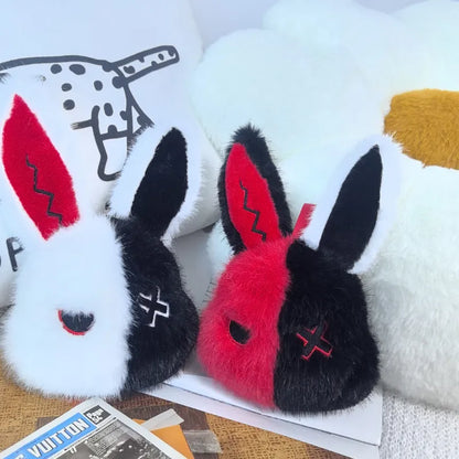 🐇 Scary Plush Rabbit Keychains 🐇