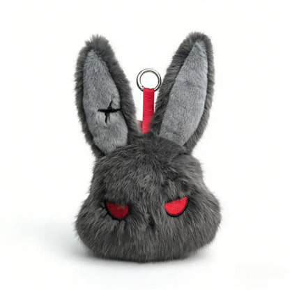 🐇 Scary Plush Rabbit Keychains 🐇