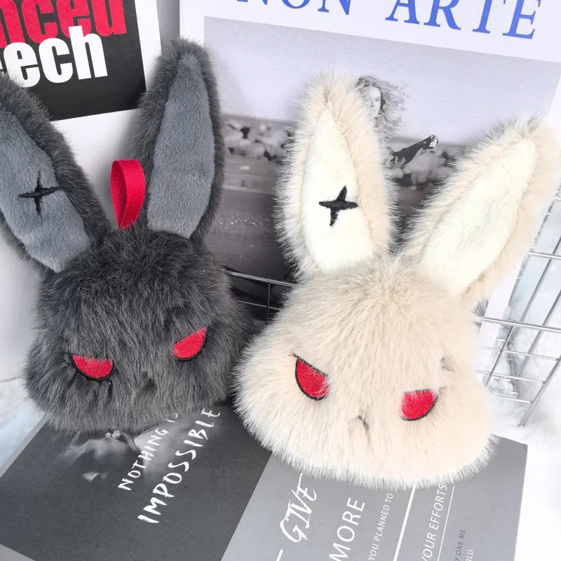 🐇 Scary Plush Rabbit Keychains 🐇