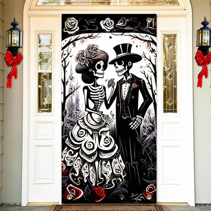 💀🖤 90*180cm Halloween Skull Banner 🖤💀