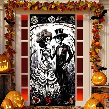 💀🖤 90*180cm Halloween Skull Banner 🖤💀