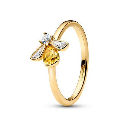 🐝 3pc Gold Diamante Bee Jewellery Set 🐝