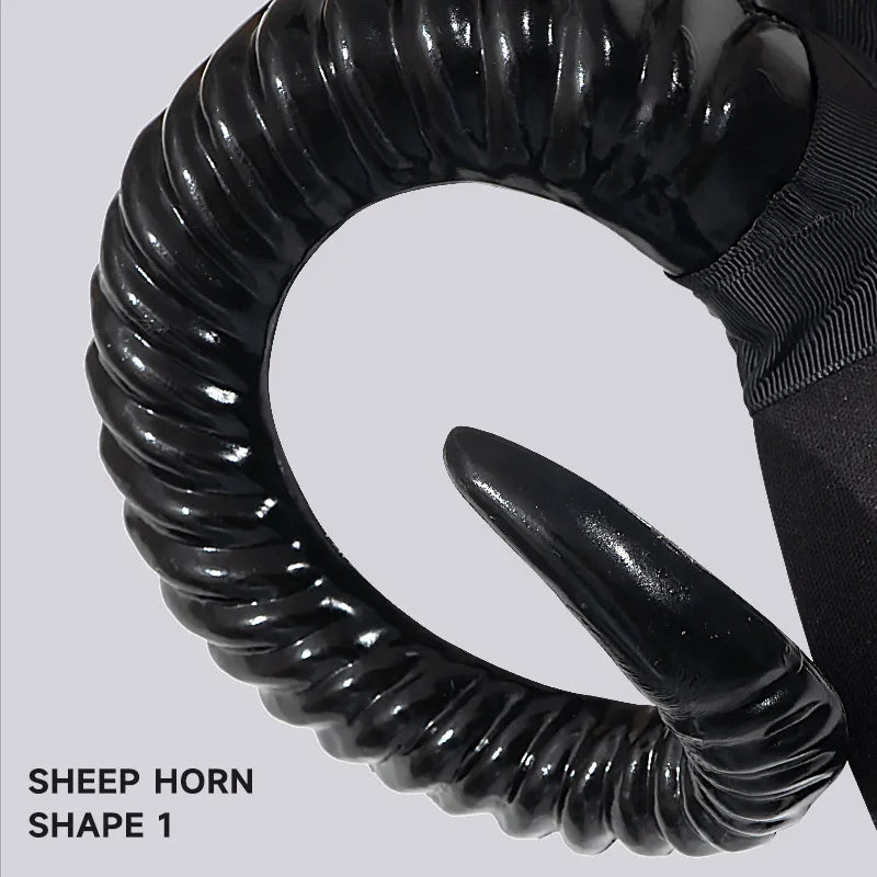 🖤 Baphomet Sheep Horn Headband 🖤