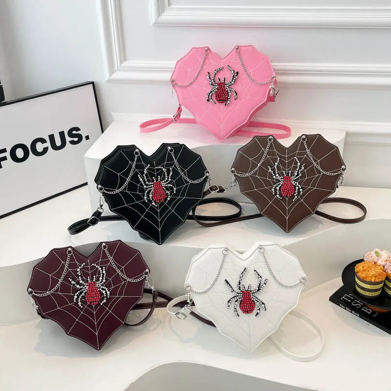 🕷️ Diamante Spider Handbags 🕷️