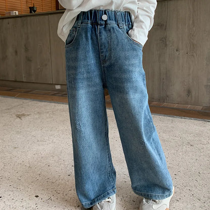 👖 Stylish Straight Leg Denim Jeans 👖