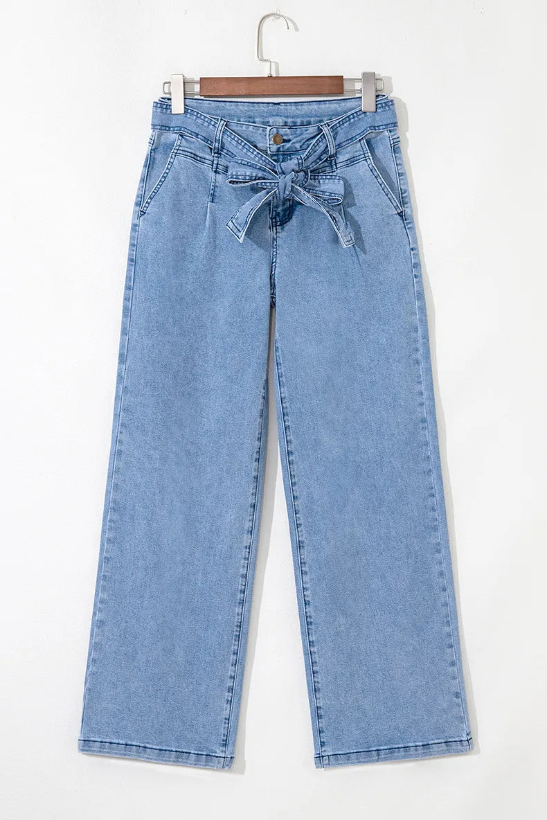 💙🦋 High Waist Wide Leg Denim Pants 🦋💙