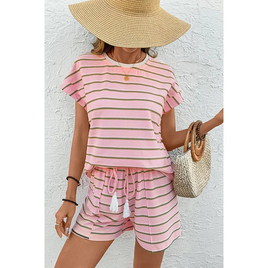 🌴 Pink Striped Co-Ord Set 🌴