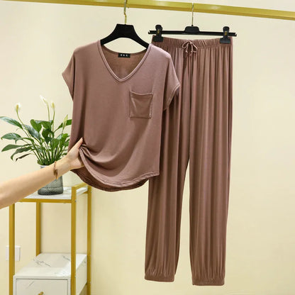 💥 Plain T-Shirt Loungewear Sets 💥