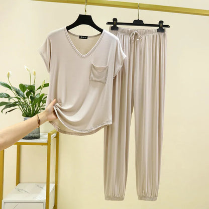 💥 Plain T-Shirt Loungewear Sets 💥
