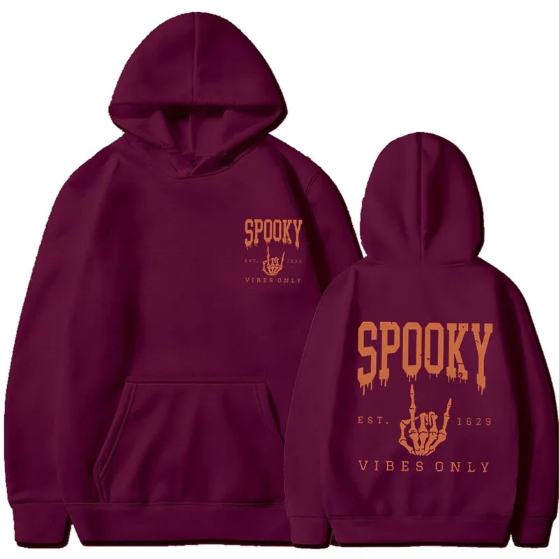 👻🖤 Spooky Vibes Only Hoodies (16 Different Colours!) 👻🖤