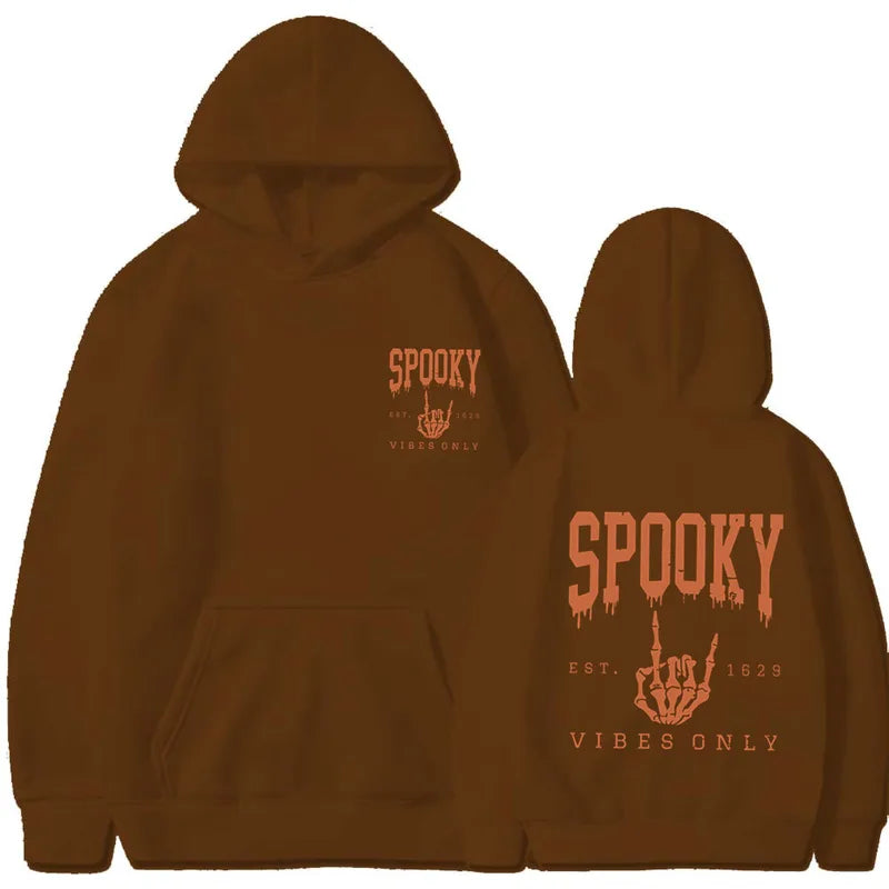 👻🖤 Spooky Vibes Only Hoodies (16 Different Colours!) 👻🖤