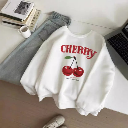 🍒 White Cherry Jumper 🍒