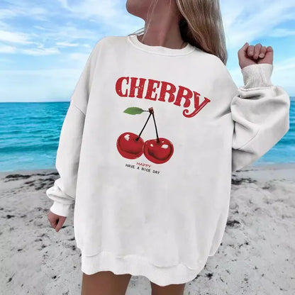 🍒 White Cherry Jumper 🍒
