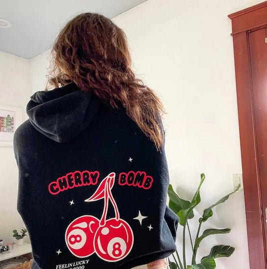 🍒 Cherry Bomb Hoodies (15 Colour Choices!) 🍒