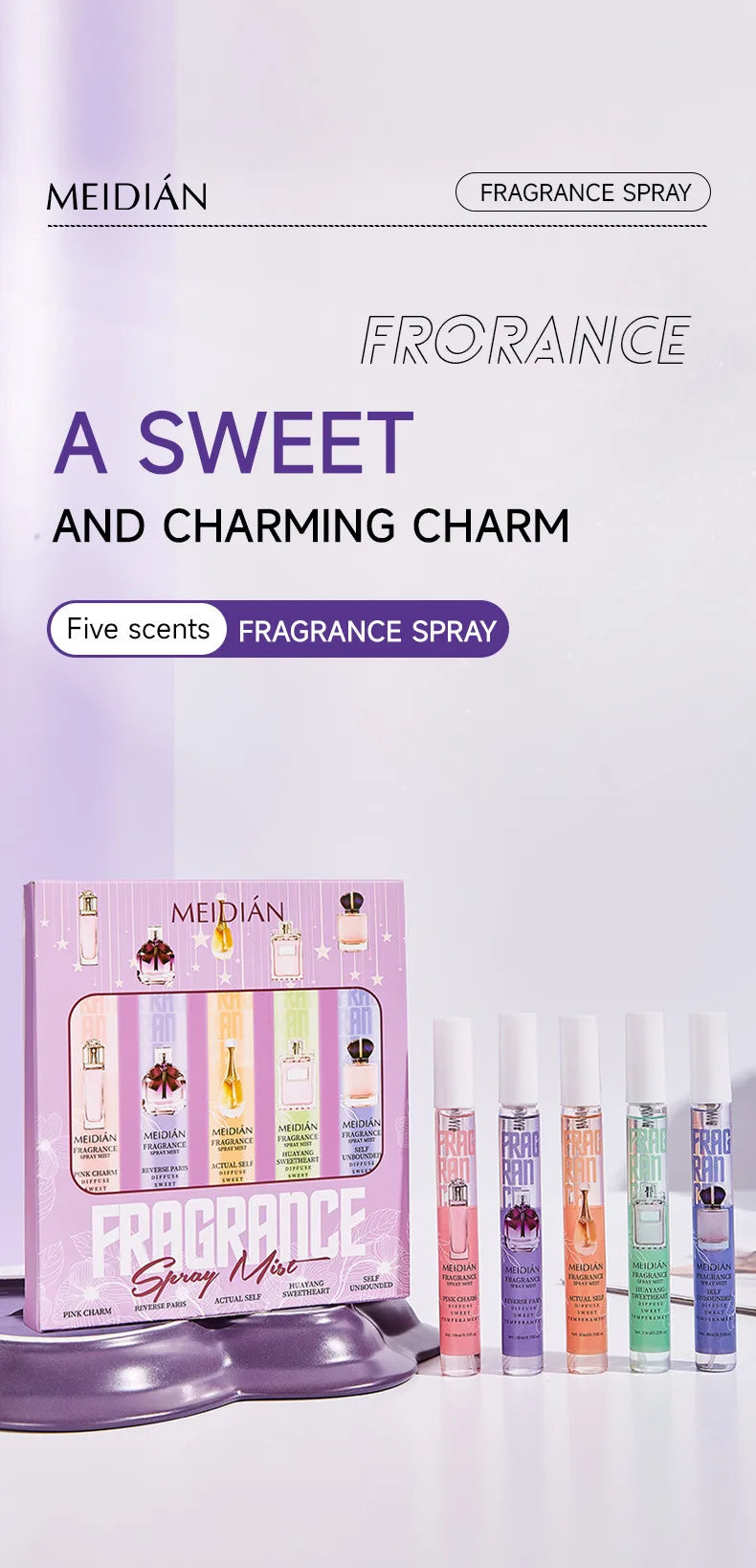 🌸 5pc Body Mist Spray Gift Set 🌸