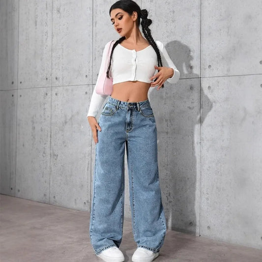 💙🔥  Straight-Leg Jeans 🔥💙