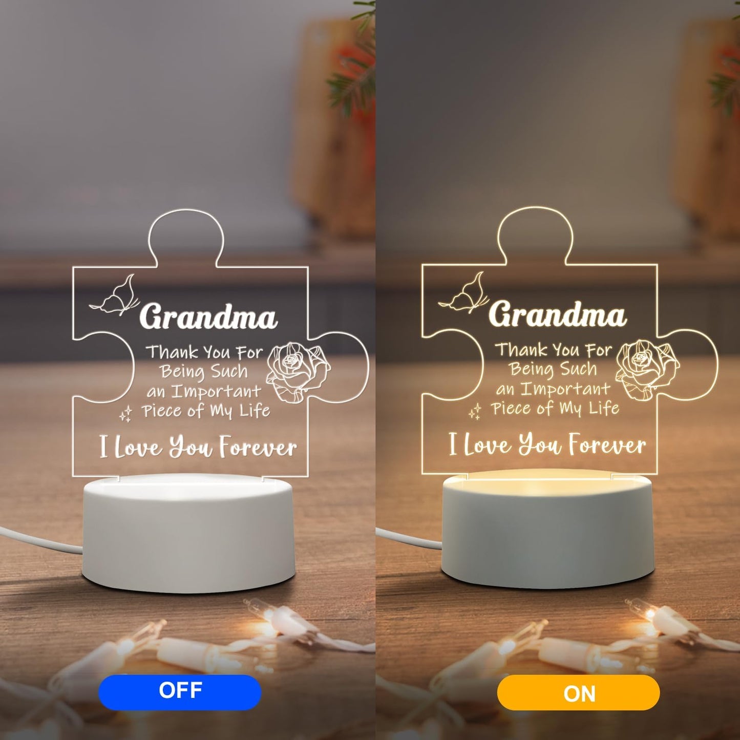 Grandma Jigsaw Puzzle Gift Light
