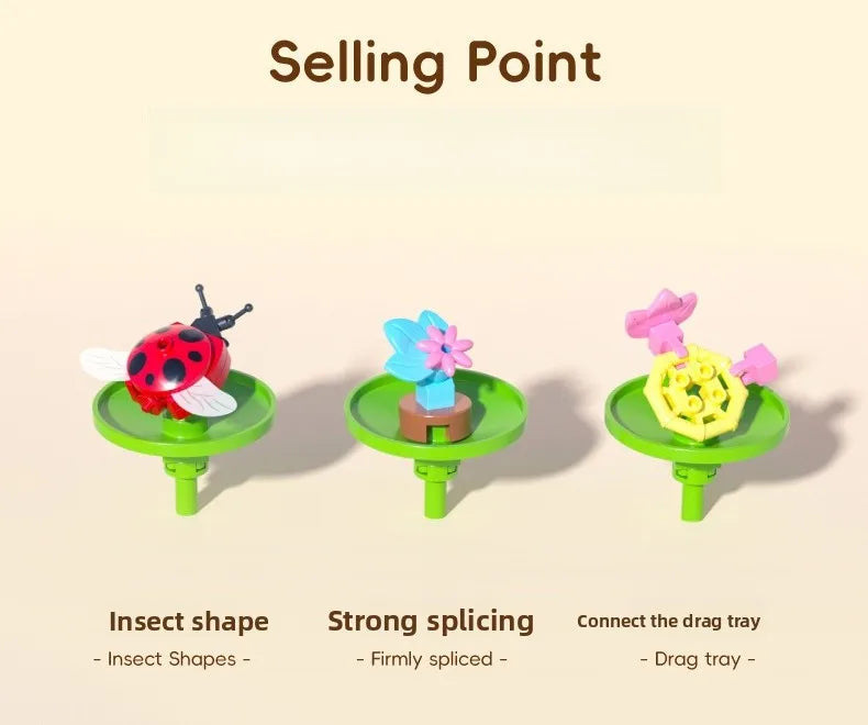 🐝🦋🐞 Insect Building Toys – Creative Construction Sets 🐝🦋🐞